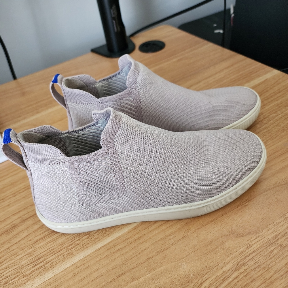 Rothy's Hightop Chelsea Boot Slip On Dusty Pink